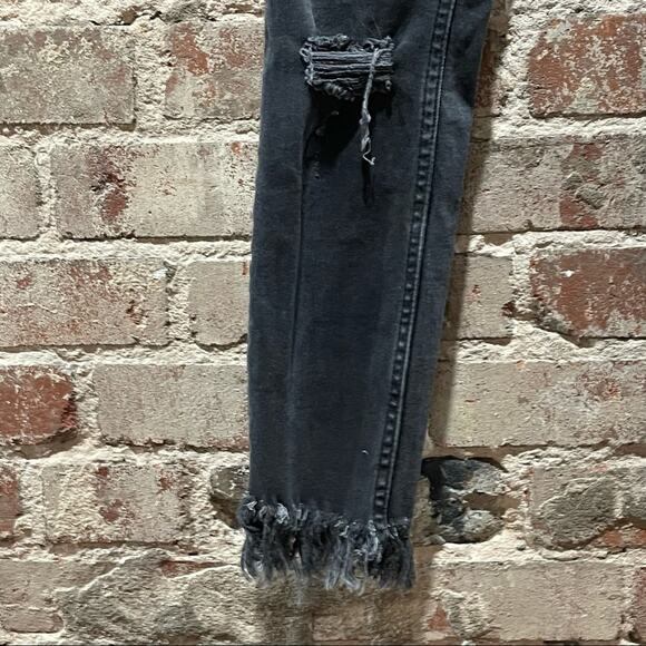 Free People Great Heights Frayed Jeans Size 24 - Picture 5 of 11